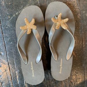NWT Tommy Bahama wedge sandals
